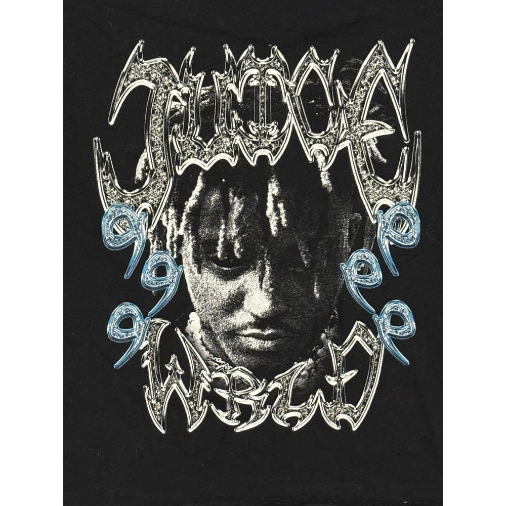 Juice WRLD 999 Club T Shirt Mens Medium Black Graphic Tee Rap Hip Hop Merch - Picture 6 of 6